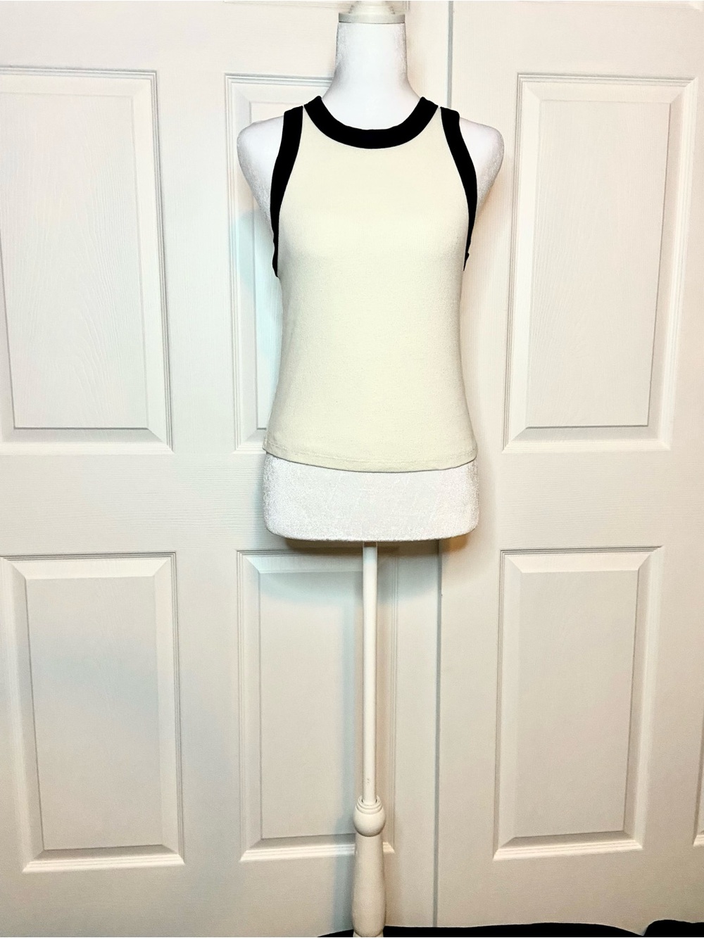 Racerback Tank with Black Trim